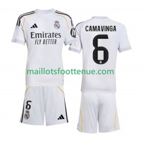 Maillot/Tenue Real Madrid Camavinga 6 Enfant Domicile 2025/2026